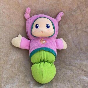 Hasbro Playskool Lullaby Gloworm 2013 Lights Up Plays Music Pink Glow Worm Baby‌